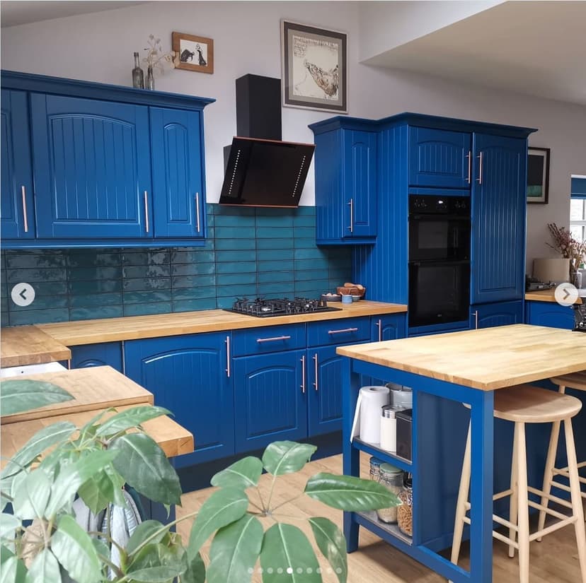 Precision masking and protection during kitchen respray - Chorley